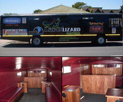 Smokin Lizard Party Bus